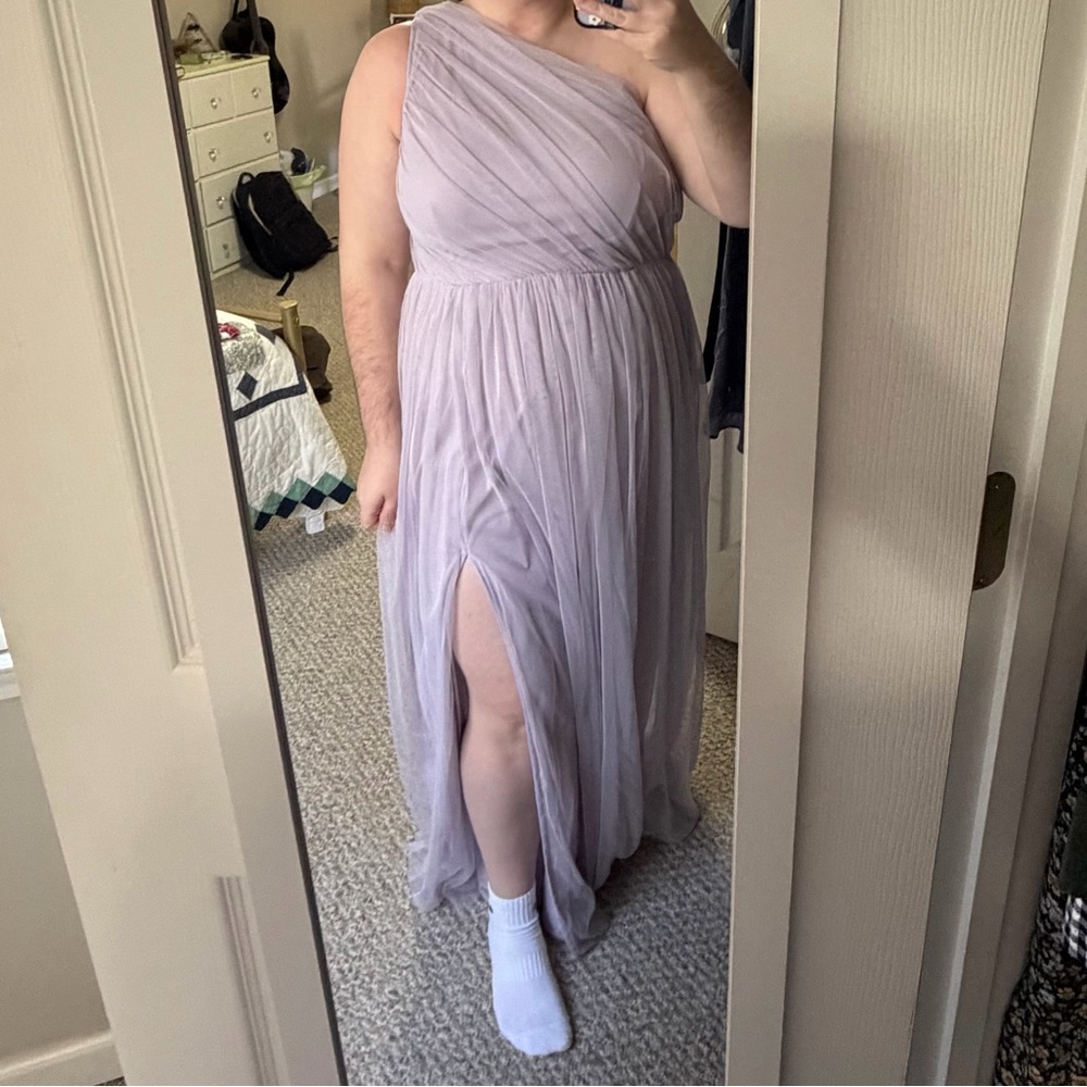 Anaya Lilac Purple Tulle Bridesmaid Dress NWT
